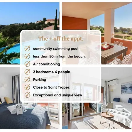 Appart, Vue Mer, Moins De 50 M De La Plage, Clim Apartmán Roquebrune-sur Argens